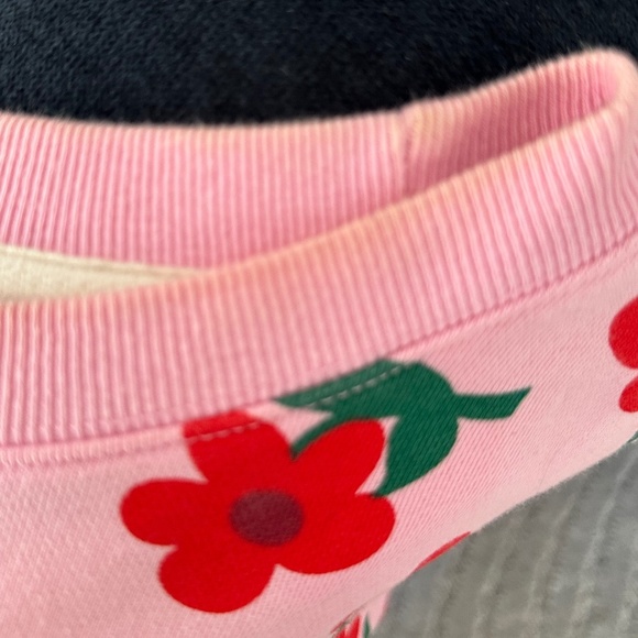 Men's GOLF WANG Find Some Time Pink and Red Flower Crewneck Sweatshirt - Size L - Picture 13 of 16